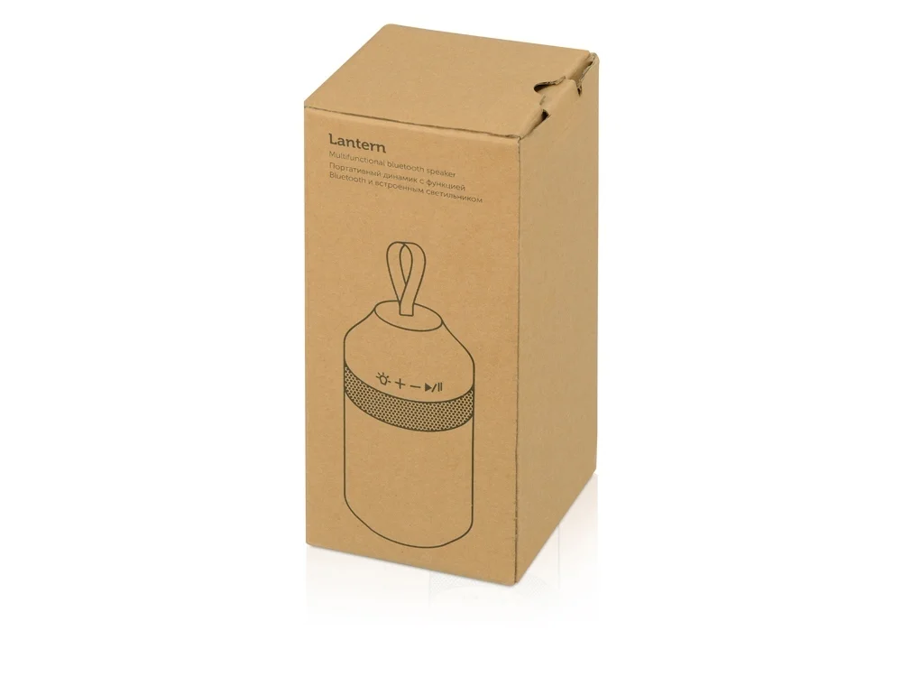 Беспроводная колонка «Lantern» со встроенным светильником, IPX4, черный/серебристый/белый - фото 5