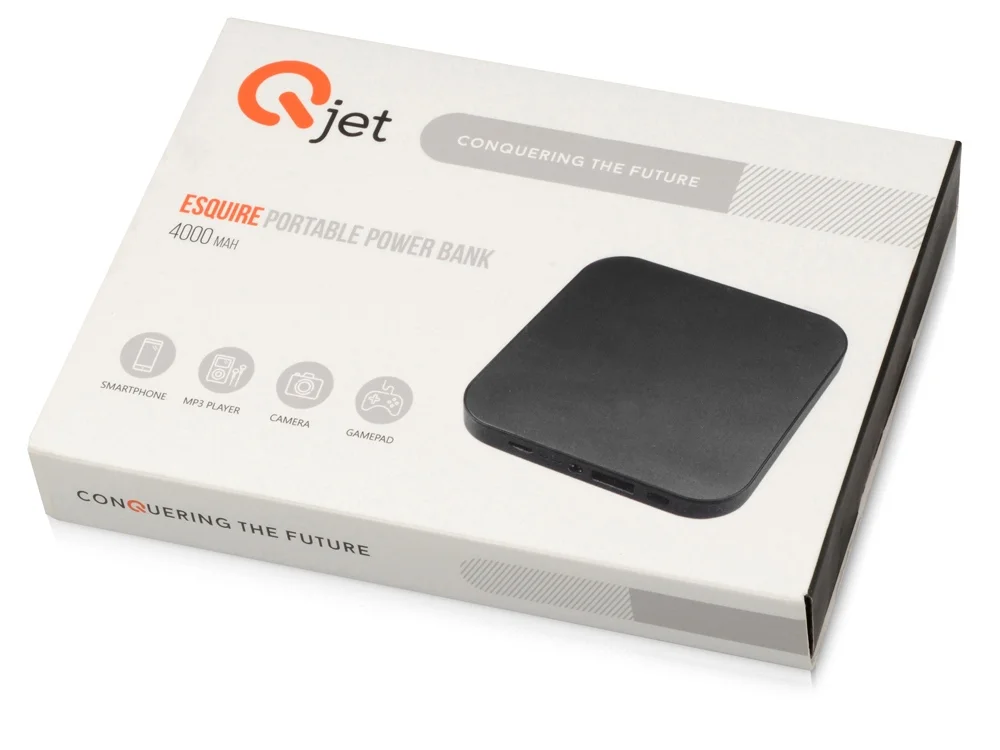 Внешний аккумулятор «Esquire», 4000 mAh, черный - фото 8