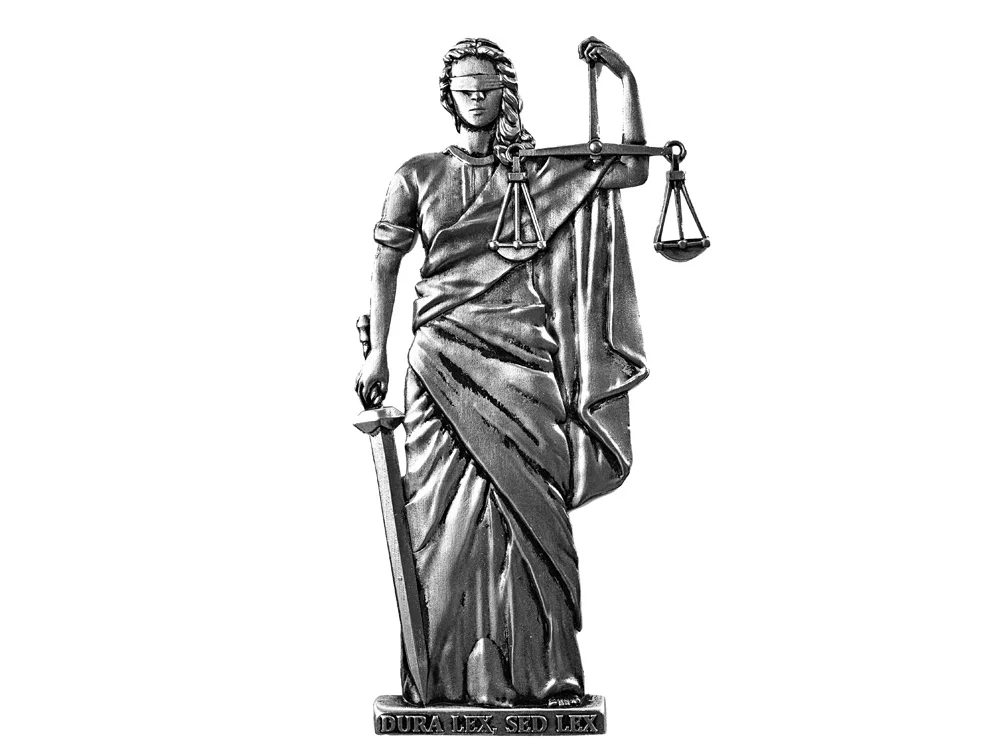 Набор со штофом «Юридический», прозрачный, серебристый - фото 4