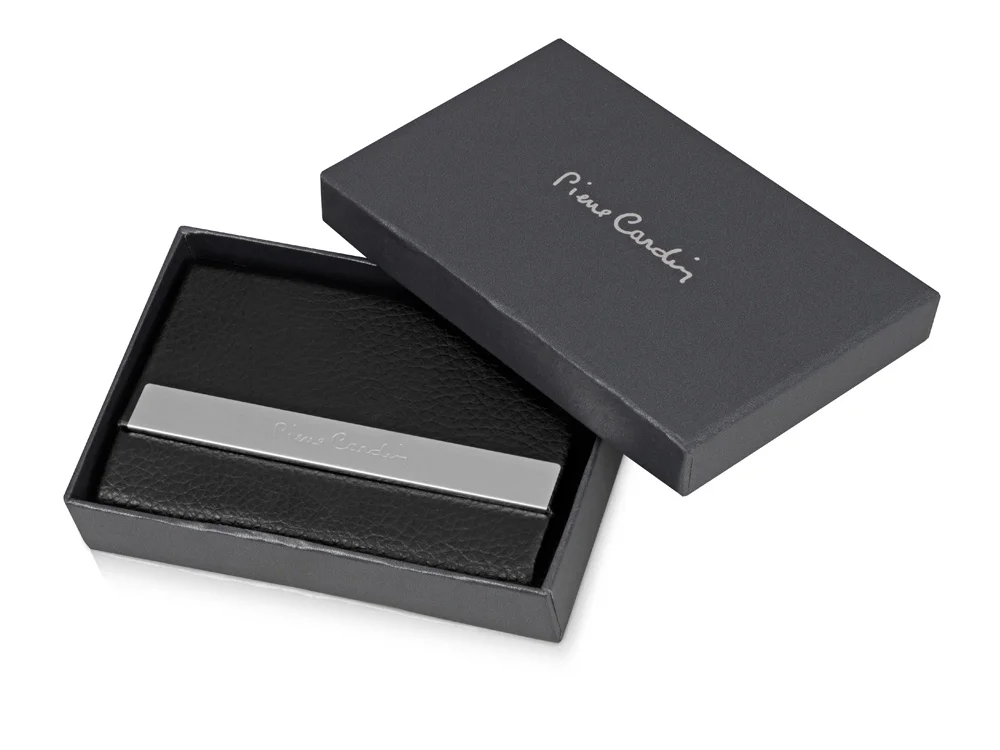 Визитница, черный/серебристый - фото 5