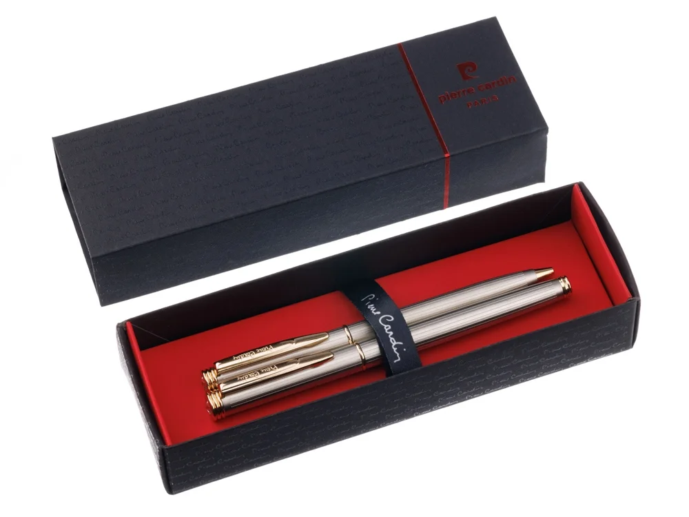 Набор «Pen and Pen»: ручка шариковая, ручка-роллер, серебристо-бежевый - фото 2