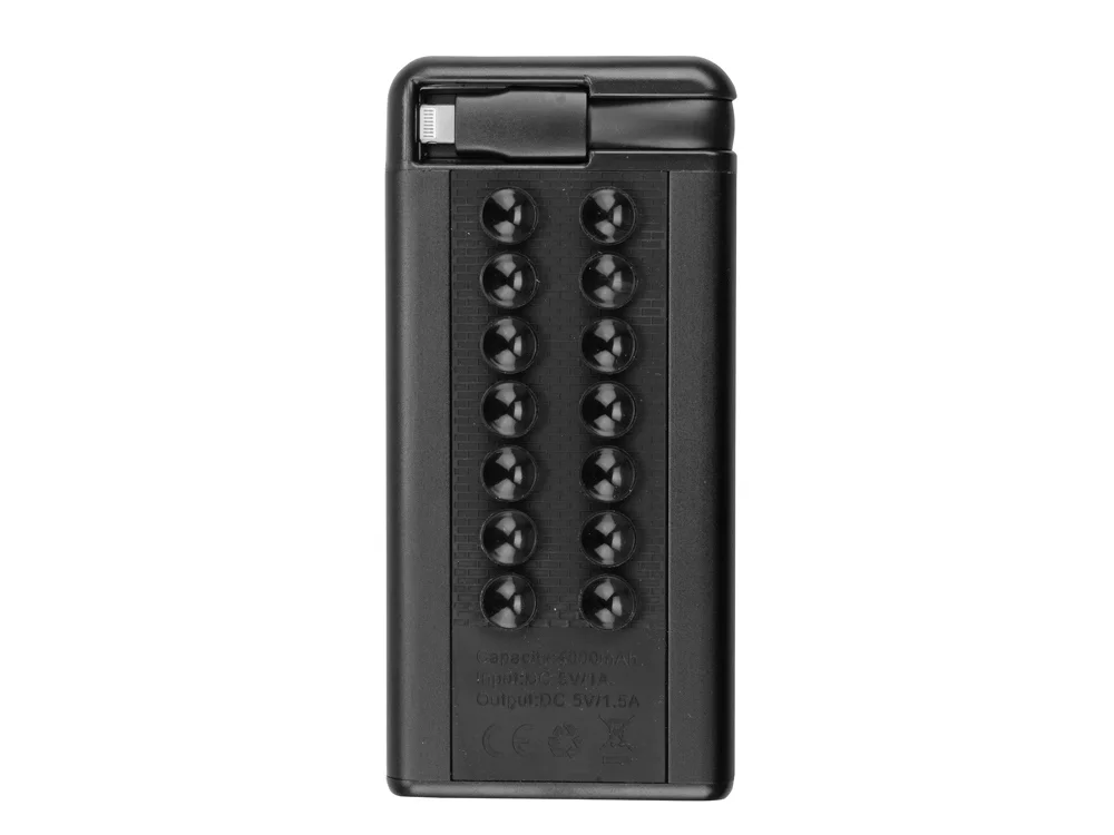 Внешний аккумулятор Octopus 4000 mAh черный - фото 3