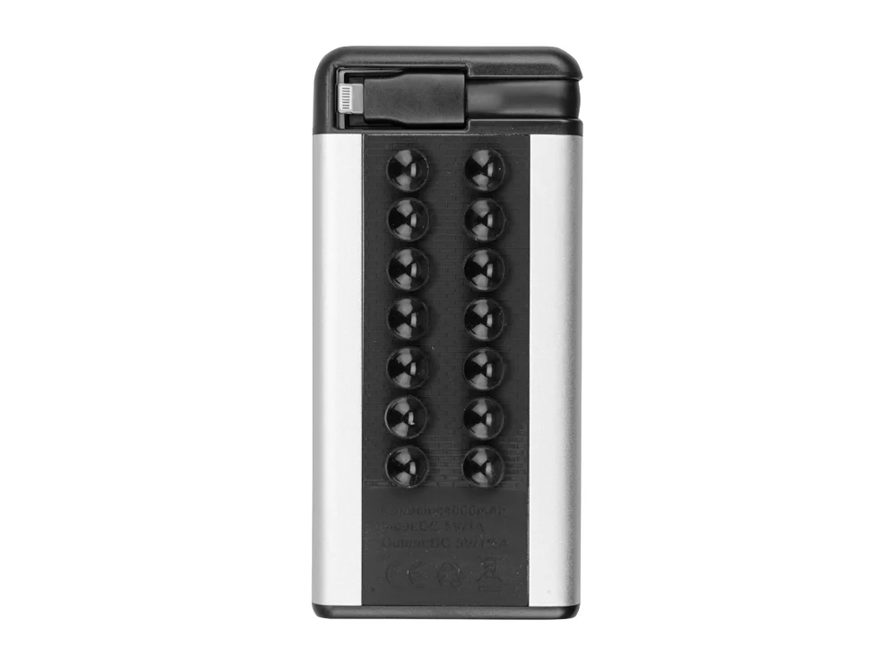 Внешний аккумулятор Octopus 4000 mAh черный/серебристый - фото 3