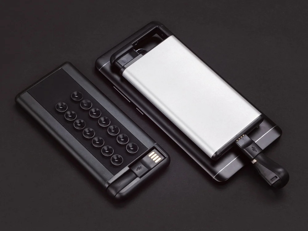 Внешний аккумулятор Octopus 4000 mAh черный/серебристый - фото 8