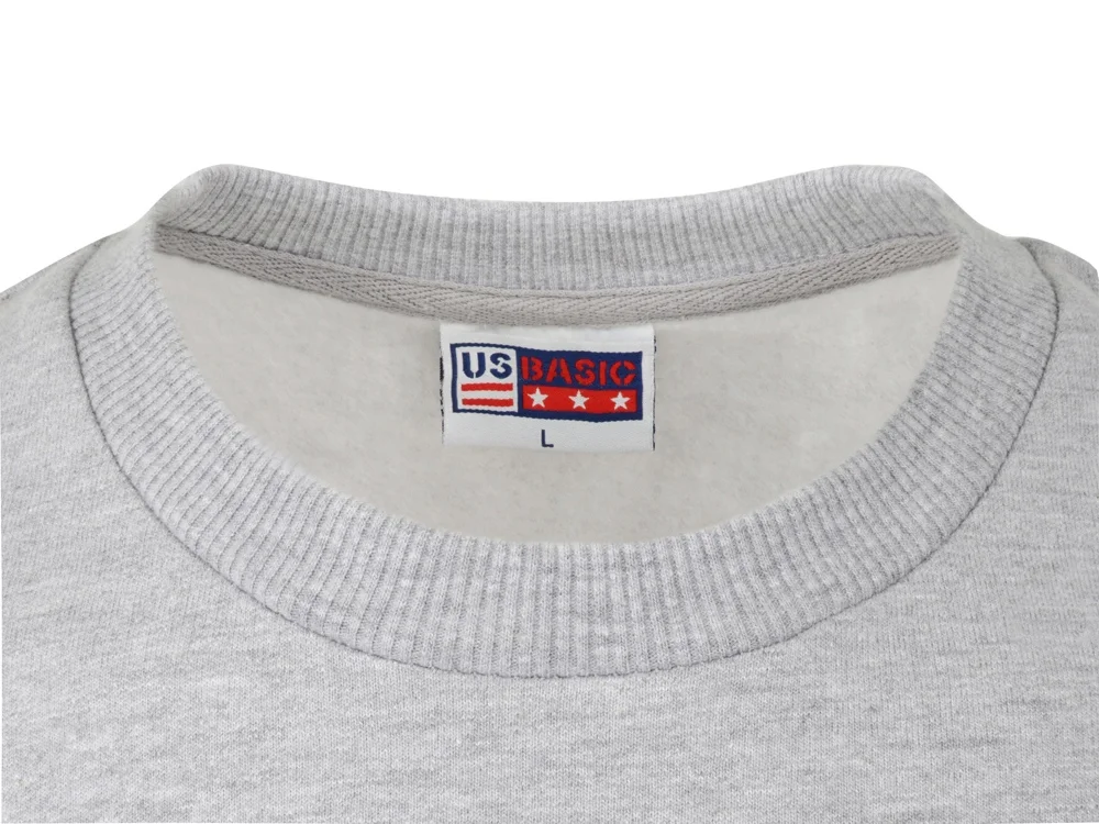 Свитшот Motion с начесом унисекс серый меланж XS - фото 11