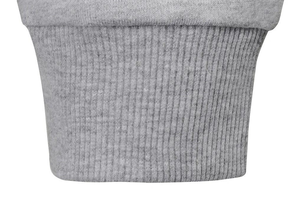 Свитшот Motion с начесом унисекс серый меланж XS - фото 13