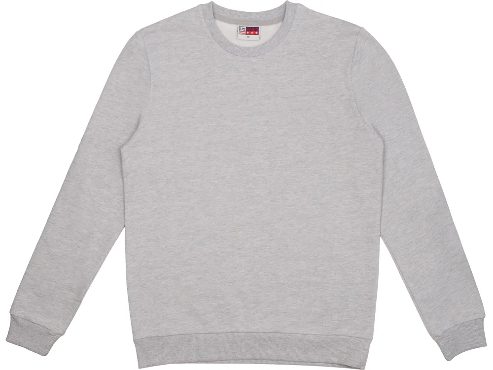 Свитшот Motion с начесом унисекс серый меланж XS - фото 9