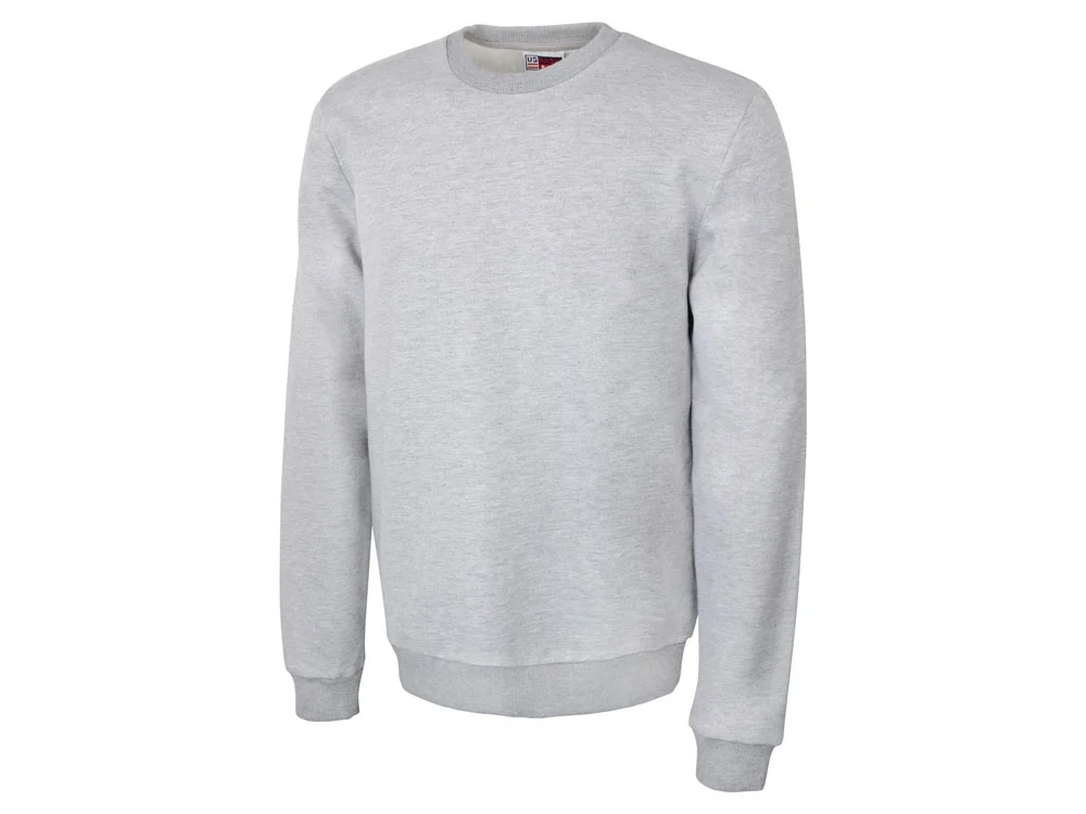 Свитшот Motion с начесом унисекс серый меланж 2XL