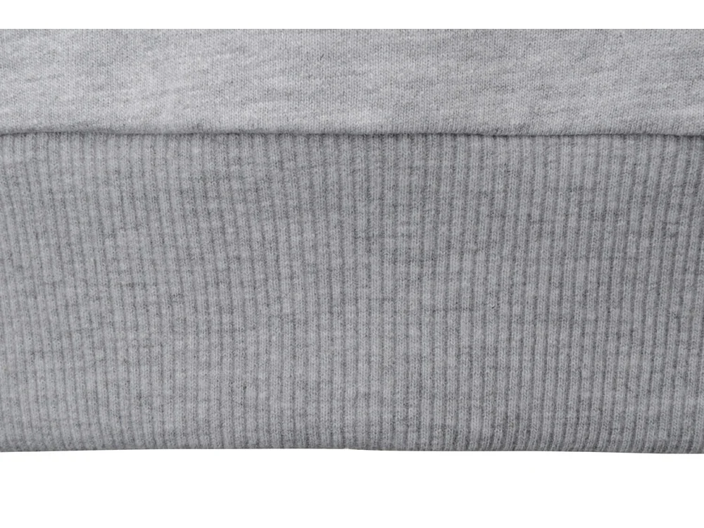 Свитшот Motion с начесом унисекс серый меланж 2XL - фото 4