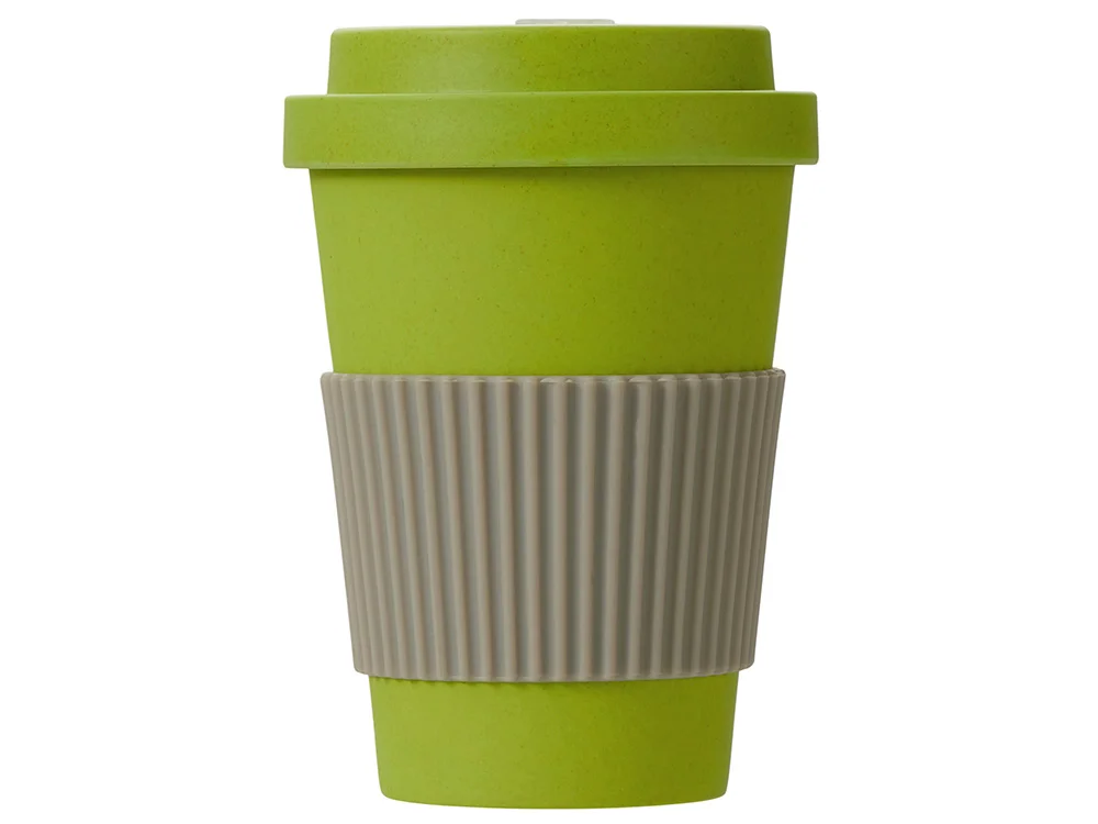 Термокружка из натуральных волокон Muffin зеленое яблоко 450 мл - фото 2