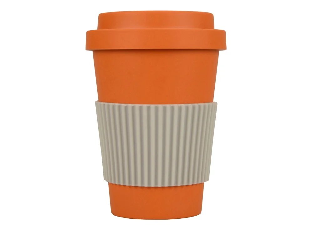 Термокружка из натуральных волокон Muffin оранжевый 450 мл - фото 2