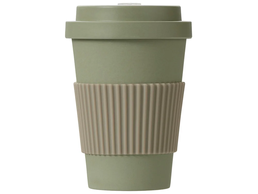 Термокружка из натуральных волокон «Muffin», зеленый оливковый, 450 мл - фото 2