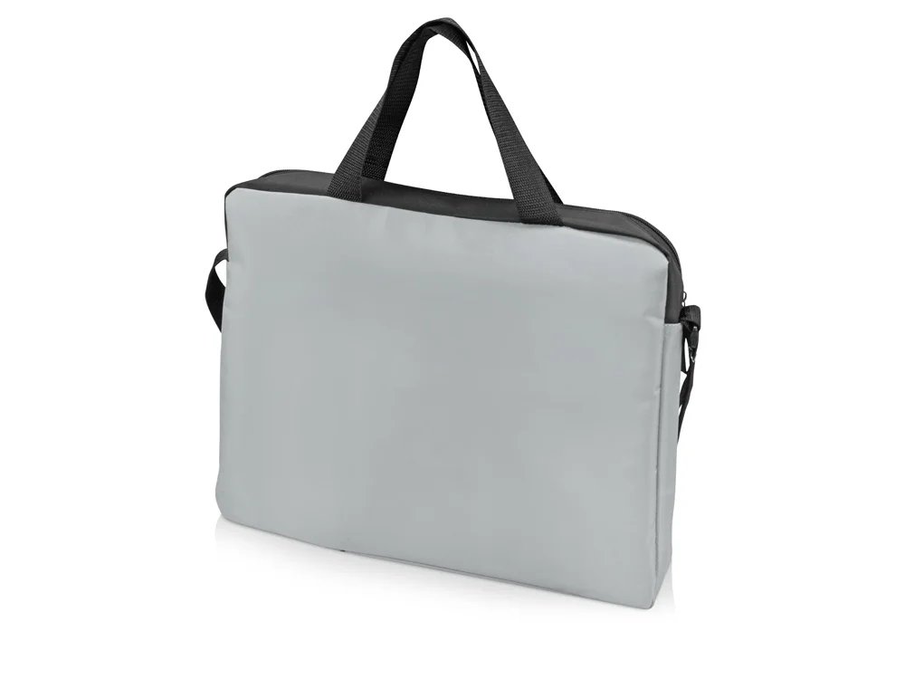 Конференц сумка для документов Congress серый/черный - фото 2