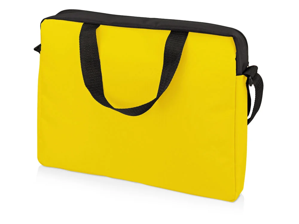 Конференц сумка для документов Congress желтый/черный - фото 2