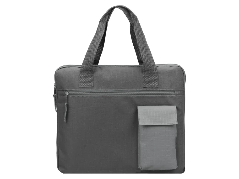 Конференц сумка для документов Session серый/светло-серый - фото 3