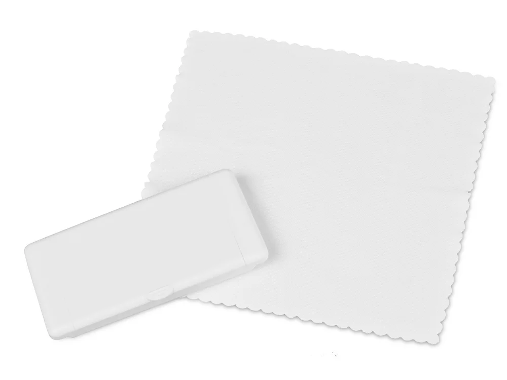 Салфетка для очков в футляре Marca белый - фото 3