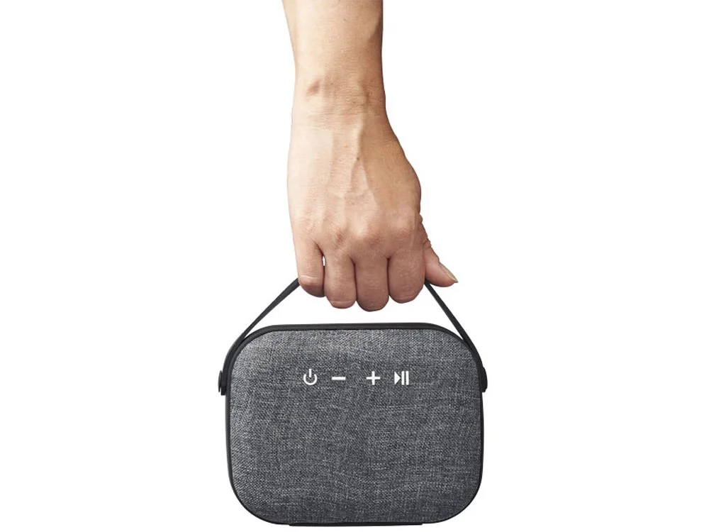 Динамик Bluetooth® с тканым материалом черный - фото 4
