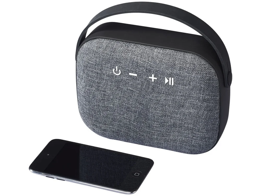 Динамик Bluetooth® с тканым материалом черный - фото 5