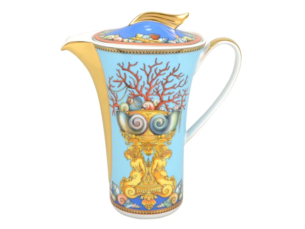 Кофейник La Mer голубой/синий/желтый 1200 мл - фото 3