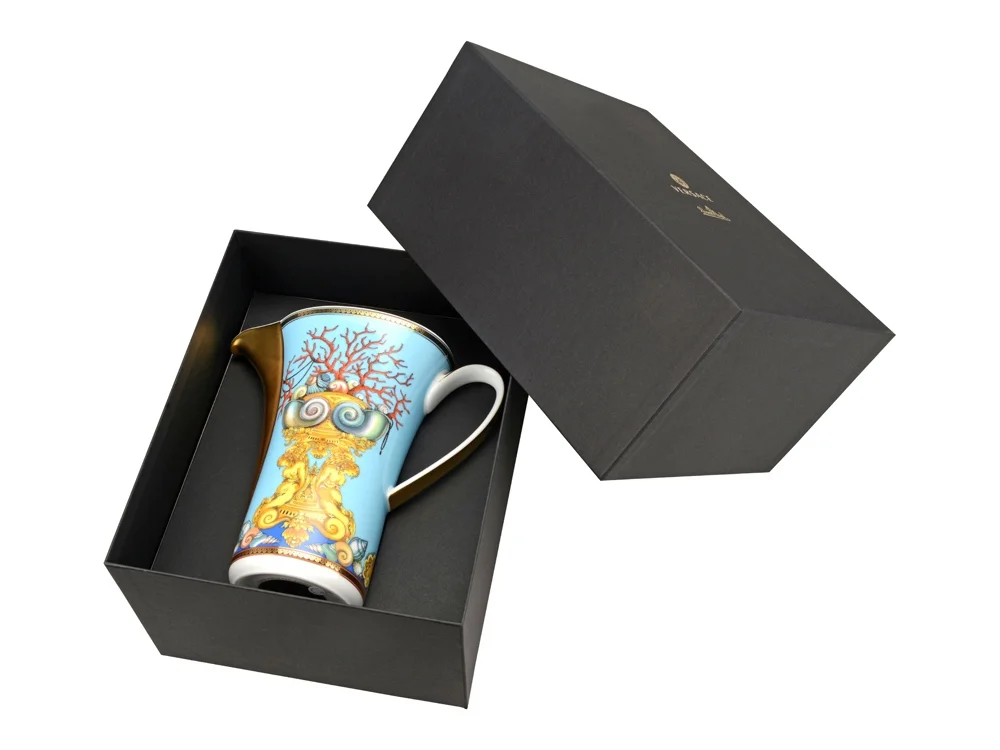 Кофейник La Mer голубой/синий/желтый 1200 мл - фото 4