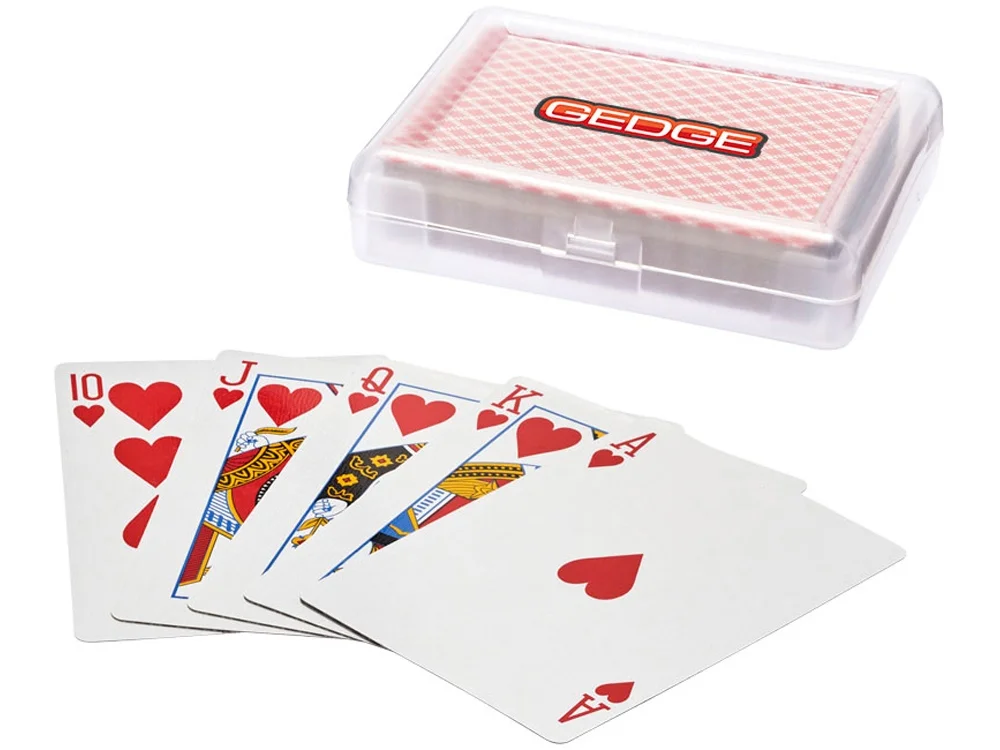 Карточная игра Reno прозрачный красный - фото 4