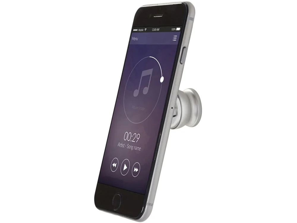 Магнитный держатель телефона Mount серебристый - фото 5