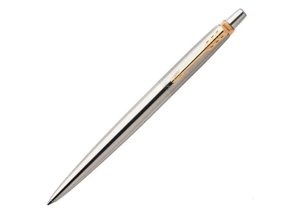 Ручка шариковая Parker Jotter Essential серебристый/золотистый - фото 1