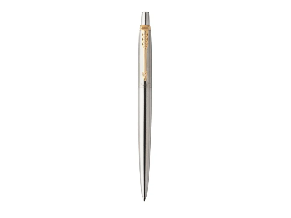 Ручка шариковая Parker Jotter Essential серебристый/золотистый - фото 2