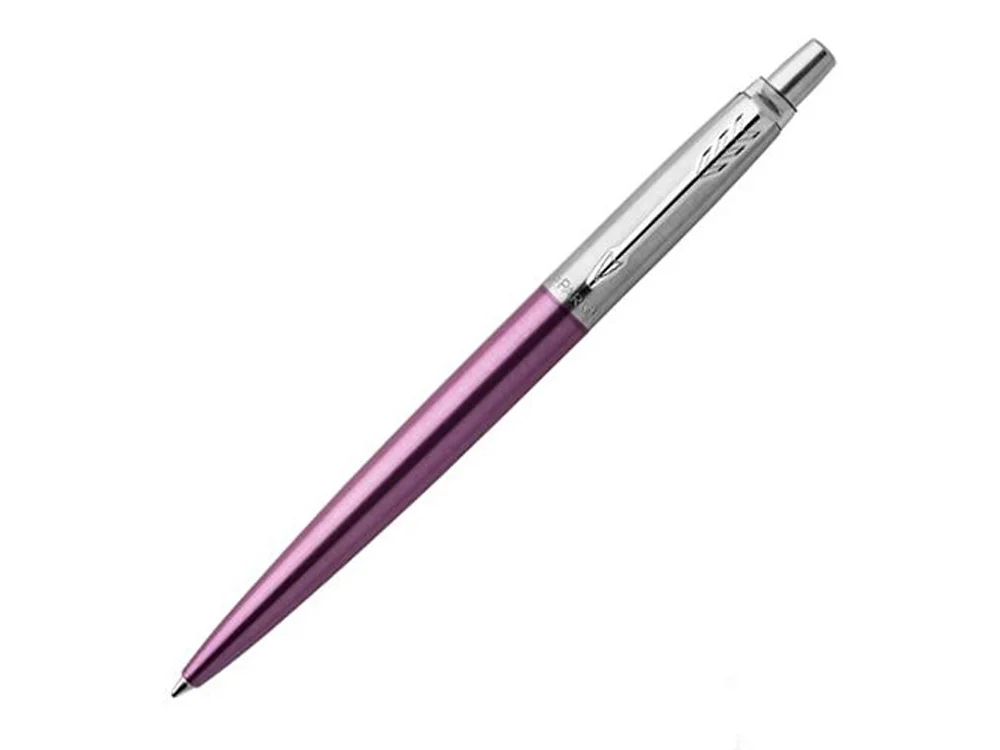 Ручка шариковая Parker Jotter Essential фиолетовый/серебристый - фото 1