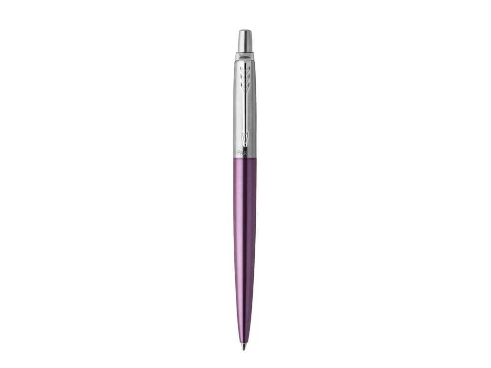 Ручка шариковая Parker Jotter Essential фиолетовый/серебристый - фото 2