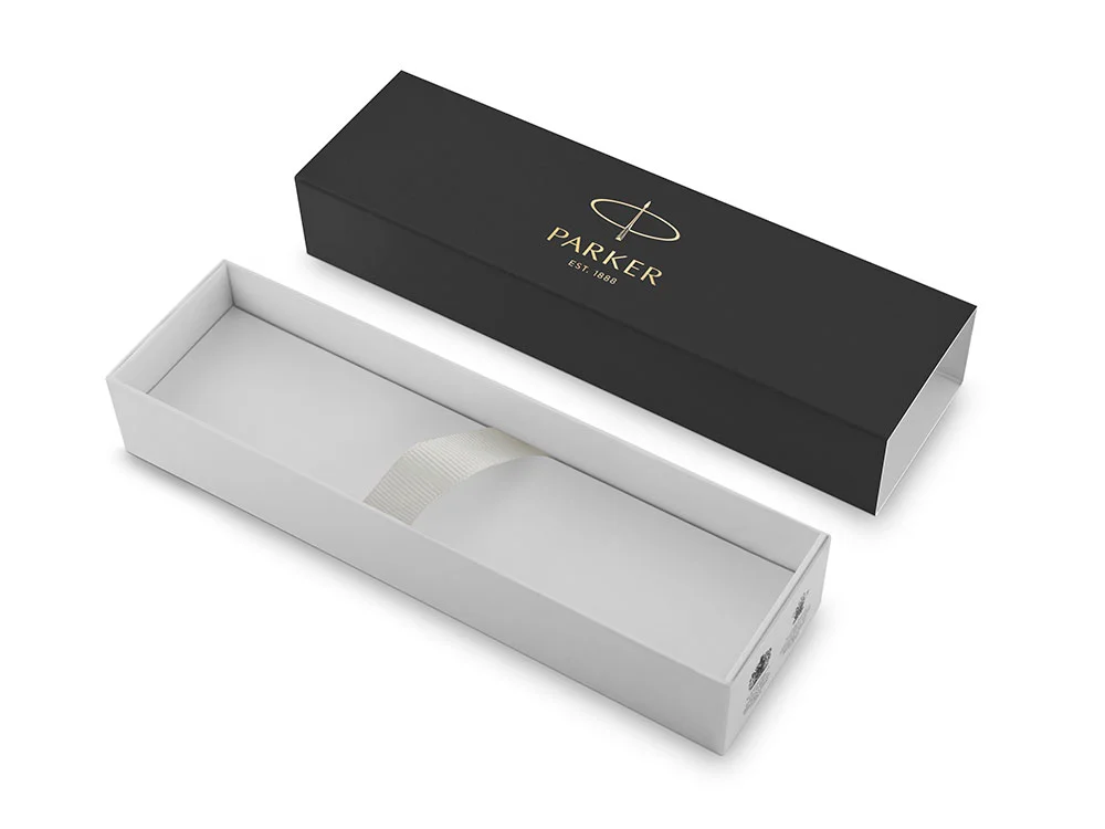 Ручка шариковая Parker IM Core Brushed Metal GT серебристый/черный/золотистый - фото 3
