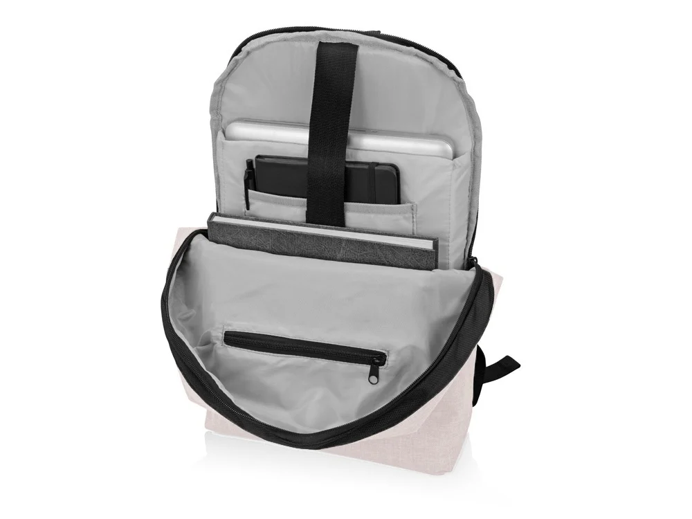 Рюкзак Planar с отделением для ноутбука 15.6 бежевый - фото 4