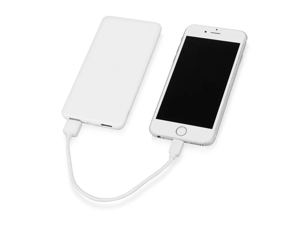 Внешний аккумулятор Blank с USB Type-C 5000 mAh белый - фото 2