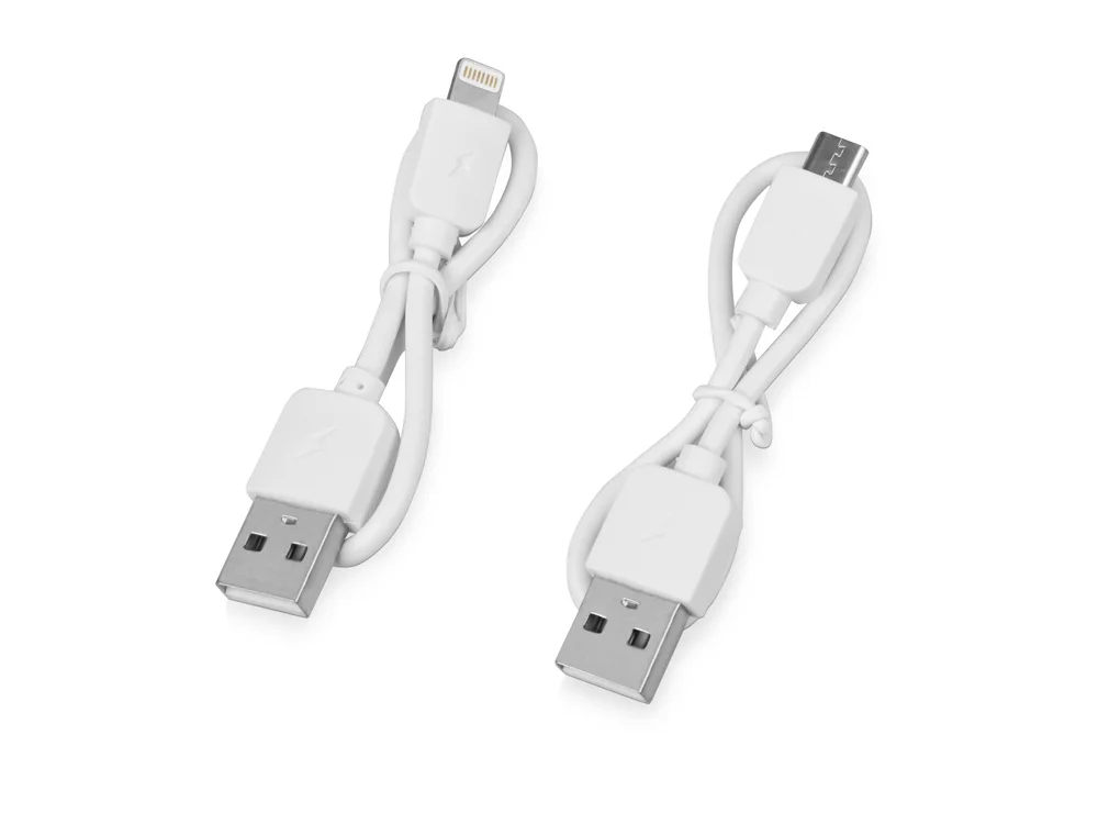 Внешний аккумулятор Blank с USB Type-C 5000 mAh белый - фото 4