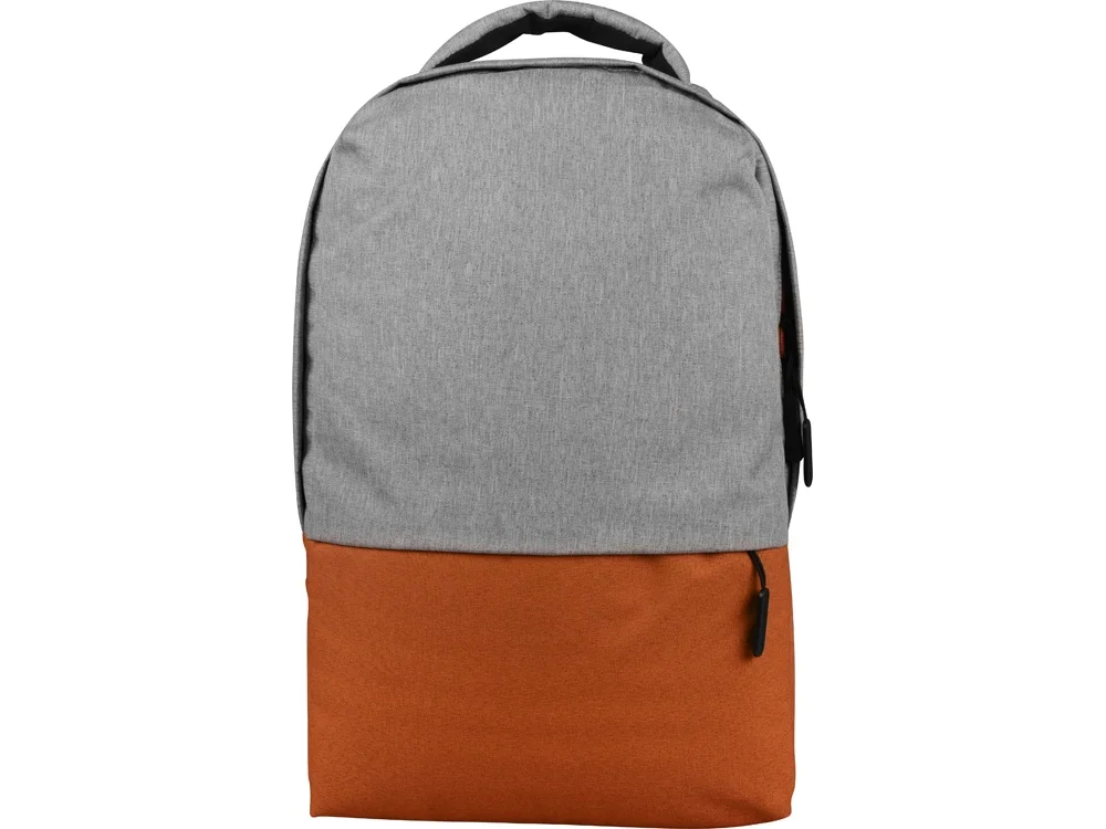 Рюкзак Fiji с отделением для ноутбука серый/оранжевый - фото 4