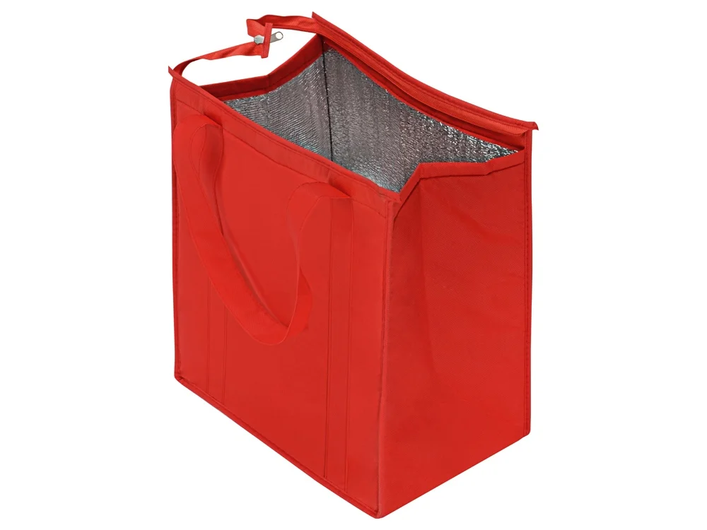 Сумка для покупок «Zeus» с изоляцией, 80 г/м2, красный - фото 3