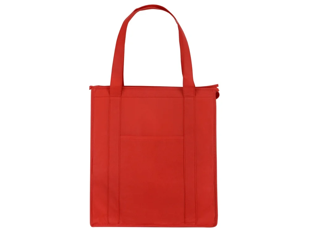 Сумка для покупок «Zeus» с изоляцией, 80 г/м2, красный - фото 4