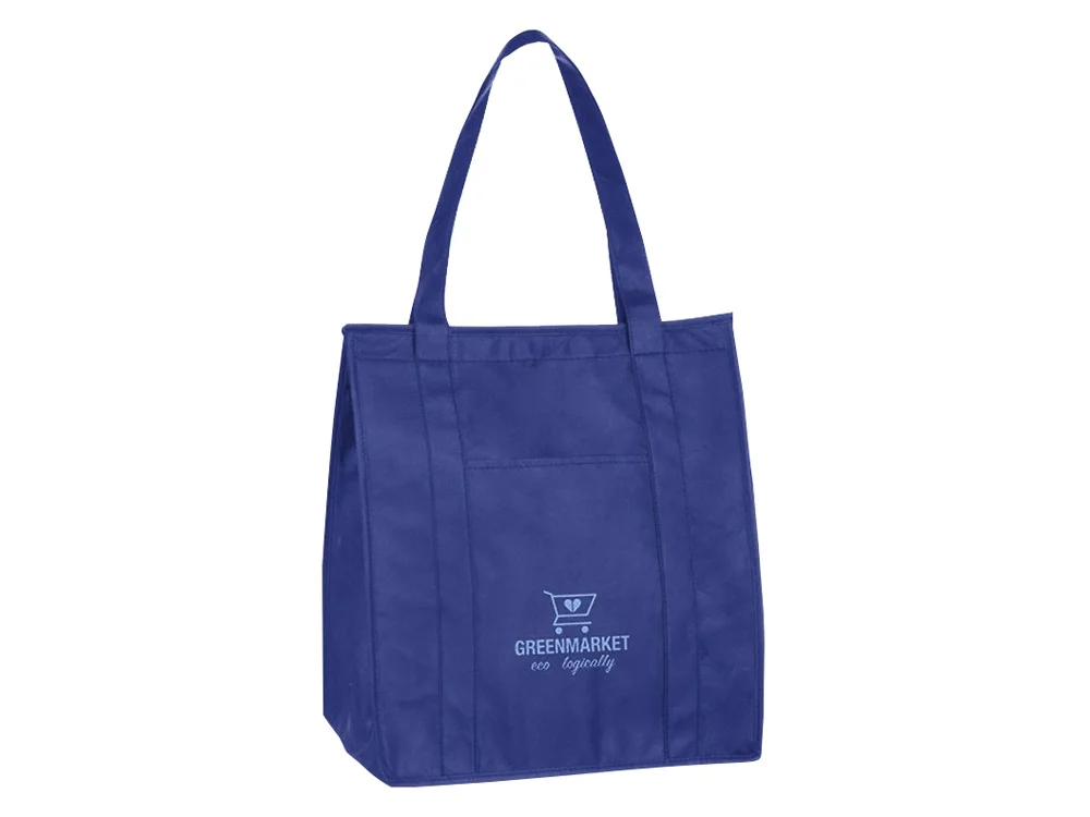 Сумка для покупок Zeus с изоляцией 80 г/м2 ярко-синий - фото 5