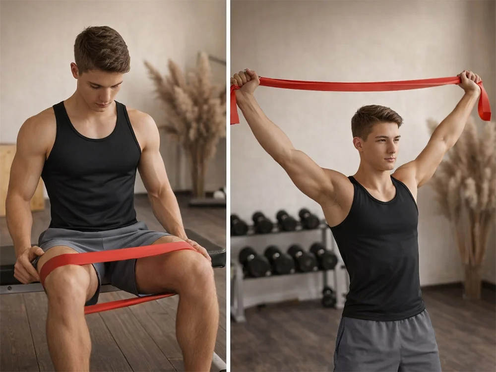 Набор спортивных резинок «Crane», черный - фото 7