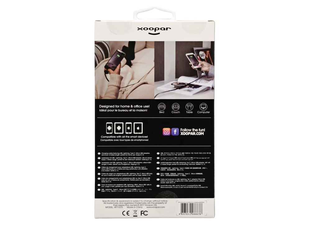 USB-переходник W Cable 3 в 1 черный - фото 5