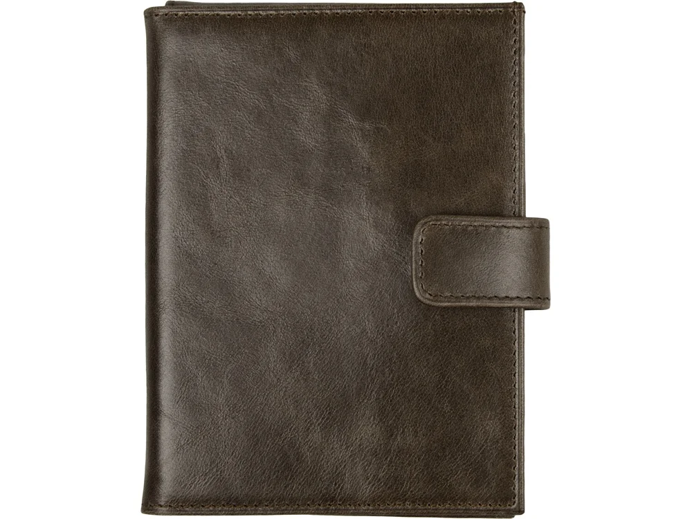 Бумажник путешественника Druid с отделением для паспорта коричневый - фото 5
