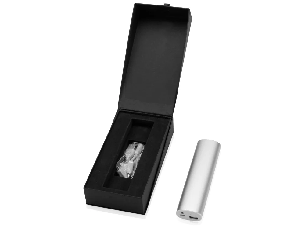 Внешний аккумулятор Спайк 8000 mAh серебристый/белый - фото 7