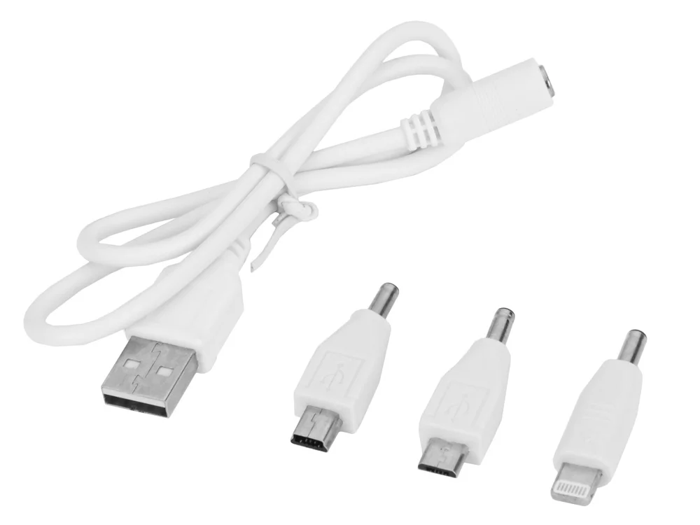 Внешний аккумулятор Спайк 8000 mAh черный/белый - фото 4