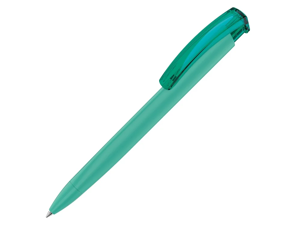 Ручка пластиковая шариковая трехгранная Trinity K transparent Gum soft-touch - фото 12