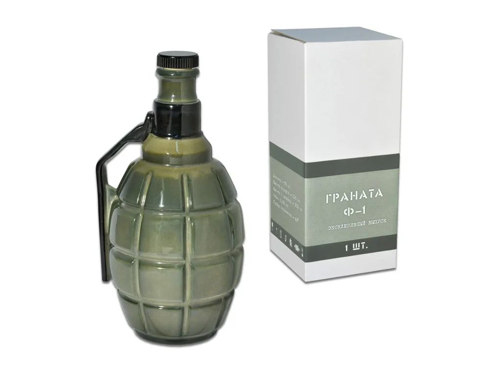 Штоф «Победный», зеленый, 500 мл