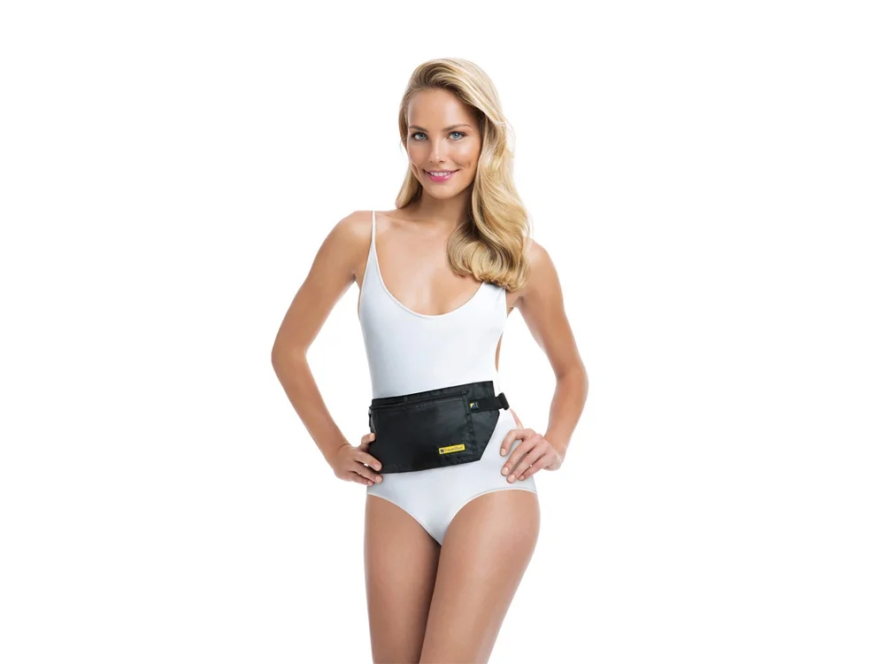 Сумка-кошелек на пояс c RFID защитой черный - фото 2