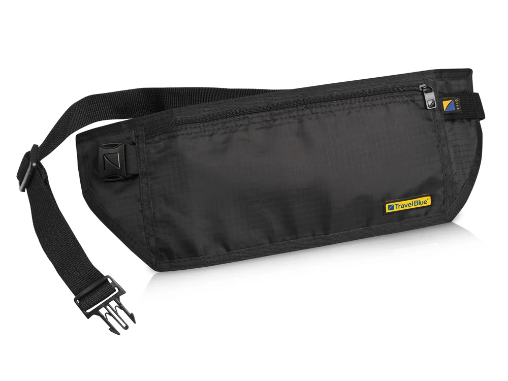 Сумка-кошелек на пояс c RFID защитой черный - фото 5