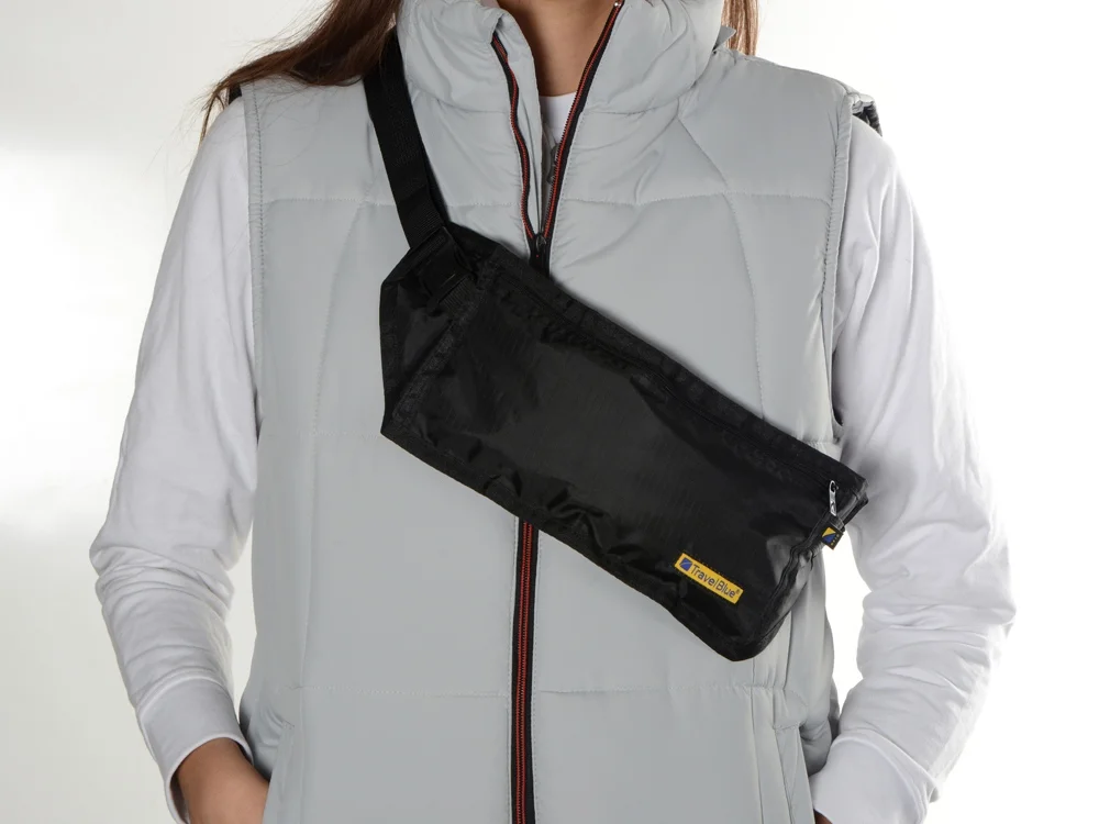 Сумка-кошелек на пояс c RFID защитой черный - фото 6