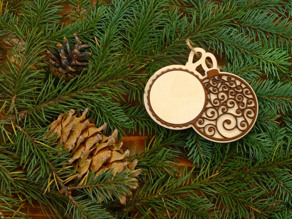 Подвеска Шары натуральный/коричневый - фото 3