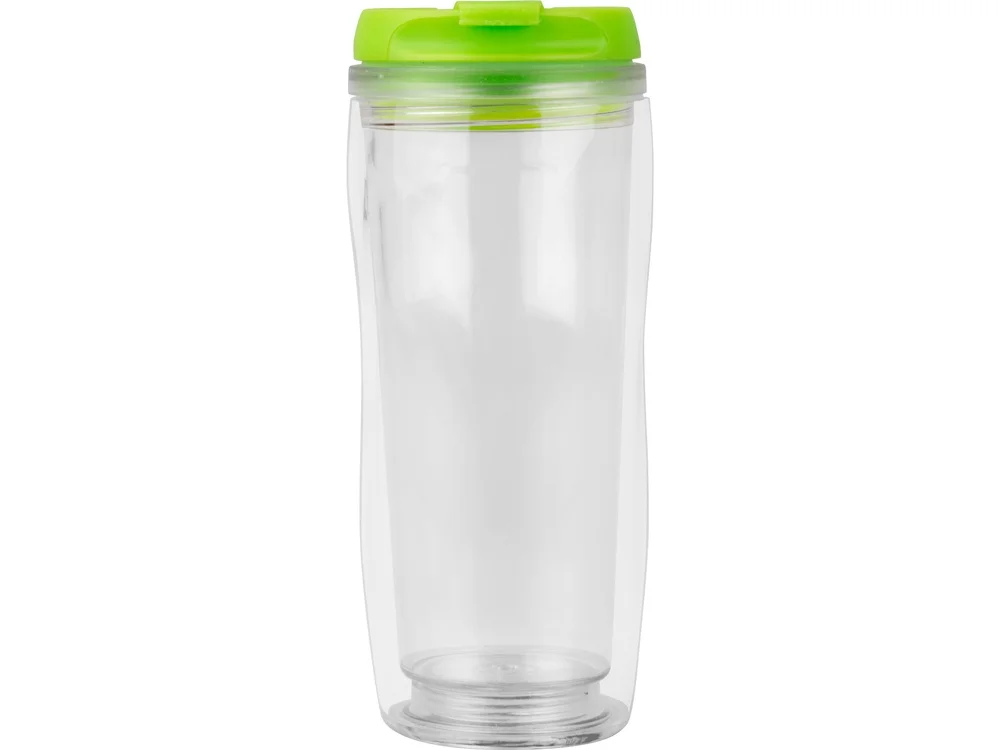 Термокружка Mony прозрачный/зеленый 400 мл - фото 4